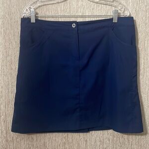 Navy blue golf skirt with shorts under